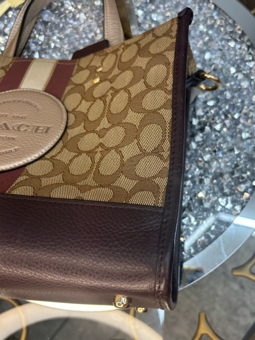 Coach 2021 Dempsey Carryall Bag EUC - Picture 12 of 14